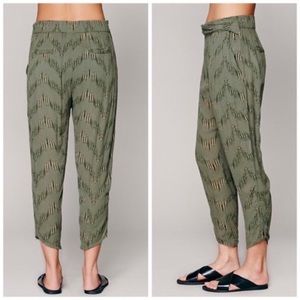 Free People Got Me Twisted Pants Boho Crop Harem